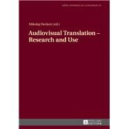 Audiovisual Translation by Deckert, Mikolaj, 9783631774496