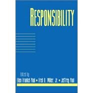 Responsibility by Edited by Ellen Frankel Paul , Fred D. Miller, Jr , Jeffrey Paul, 9780521654500