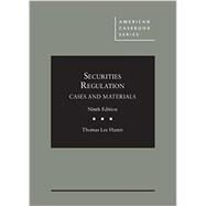 Securities Regulation, Cases and Materials by Hazen, Thomas Lee, 9780314284501