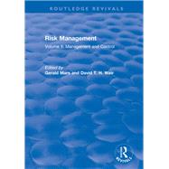 Risk Management by Mars, Gerald; Weir, David T. H., 9780367244507