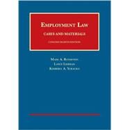 Employment Law Cases and Materials, Concise 8th by Rothstein, Mark A.; Liebman, Lance M.; Yuracko, Kimberly A., 9781609304508