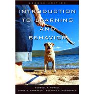 Introduction To Learning And Behavior by Powell, Russell A.; Symbaluk, Diane G.; MacDonald, Suzanne E., 9780534634513