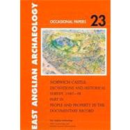 Norwich Castle:: Excavations and Historical Survey, 1987-98 Part IV: People and Property in the Documentary Record by Tillyard, Margot; Popescu, Elizabeth Shepherd; Ives, Nancy; Dobson, David, 9780905594514