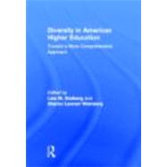 Diversity in American Higher Education: Toward a More Comprehensive Approach by Stulberg; Lisa M., 9780415874519