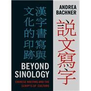 Beyond Sinology by Bachner, Andrea, 9780231164528