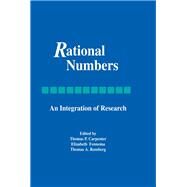 Rational Numbers: An Integration of Research by Carpenter,Thomas P., 9781138984530