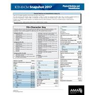 ICD-10 2017 Snapshot Coding Card Physical Medicine/Rehabilitation by American Medical Association, 9781622024537