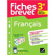 Fiches brevet Franais 3e Brevet 2023 by Sylvie Dauvin, 9782401094550