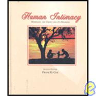 Human Intimacy Marriage, the Family and Its Meaning by Cox, Frank D., 9780314064554