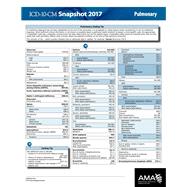 ICD-10 2017 Snapshot Coding Card Pulmonary by American Medical Association, 9781622024575