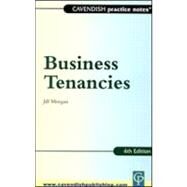 Practice Notes on Business Tenancies by Morgan,Jill, 9781859414583