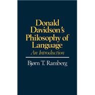 Donald Davidson Philosophy of Language by Ramberg, Bjorn, 9780631164586