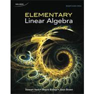 Elementary Linear Algebra by VENIT/BISHOP/BROWN, 9780176504588