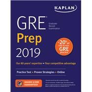 Kaplan GRE Prep 2019 by Kaplan, Inc., 9781506234588