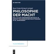 Philosophie Der Macht by Atchad, Boni Eriola Richard, 9783110674590