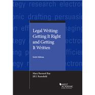 LEGAL WRITING by Ray, Mary Barnard; Ramsfield, Jill J., 9781683284598