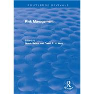 Risk Management by Mars, Gerald; Weir, David T. H., 9780367244606