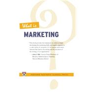What Is Marketing? by Silk, Alvin J., 9781422104606
