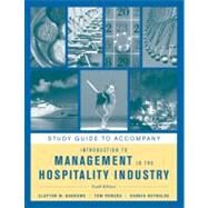 Study Guide to accompany Introduction to Management in the Hospitality Industry, 10e by Barrows, Clayton W.; Powers, Tom; Reynolds, Dennis R., 9781118004609