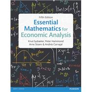 Essential Mathematics for Economic Analysis by Sydsaeter, Knut; Sydsaeter, Knut; Hammond, Peter; Carvajal, Andrs; Carvajal, Andrs, 9781292074610