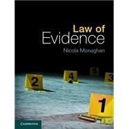 Law of Evidence by Monaghan, Nicola, 9781107604612