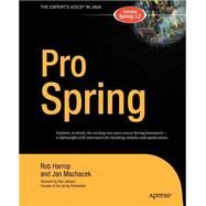 Pro Spring by Harrop, Rob, 9781590594612