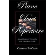 Piano Duet Repertoire by McGraw, Cameron, 9780253214614