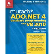 Murach's Ado.Net 4 Database Programming with VB 2010 by Boehm, Anne; Mead, Ged, 9781890774622