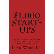 $1,000 Start-ups by Ward-lee, Leah, 9781502804624
