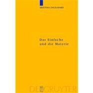 Das Einfache Und Die Materie by Engelhard, Kristina, 9783110184624