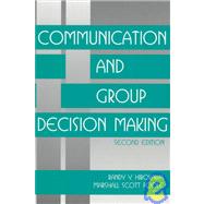 Communication and Group Decision Making by Randy Y. Hirokawa, 9780761904625