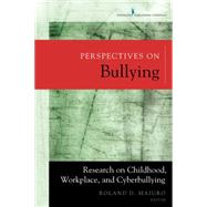 Perspectives on Bullying by Maiuro, Roland, 9780826194626
