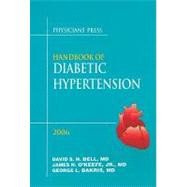 Handbook of Diabetic Hypertension by Bell, David S. H., 9781890114633