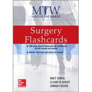 Master the Wards: Surgery Flashcards by Sonpal, Niket; Fischer, Conrad, 9780071834636