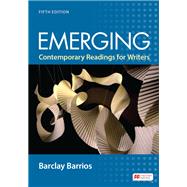 Emerging Contemporary Readings for Writers by Barrios, Barclay, 9781319244637