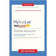 MYSTATLAB STUDENT ACCESS Card for Bundle/KIT by Pearson Education, 9780321694638