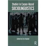 Studies in Corpus-Based Sociolinguistics by Friginal; Eric, 9781138694644