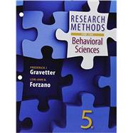 Bundle: Research Methods for the Behavioral Sciences, Loose-Leaf Version, 5th + MindTap Psychology, 1 term (6 months) Printed Access Card by Gravetter, Frederick J; Forzano, Lori-Ann B., 9781305814646