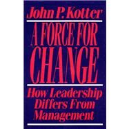 Force For Change How Leadership Differs from Management by Kotter, John P., 9780029184653