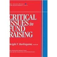 Critical Issues in Fund Raising by Burlingame, Dwight F., 9780471174653