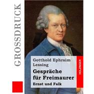 Gesprche Fr Freimaurer by Lessing, Gotthold Ephraim, 9781508484653