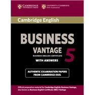 Cambridge English Business 5 Vantage Student's Book With Answers by Corporate Author Cambridge Esol, 9781107664654