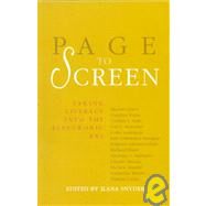 Page to Screen: Taking Literacy into the Electronic Era by Snyder,Ilana;Snyder,Ilana, 9780415174657