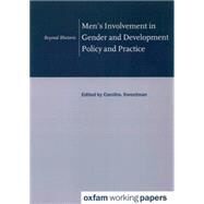 Men's Involvement in Gender and Development Policy and Practice by Sweetman, Caroline, 9780855984663