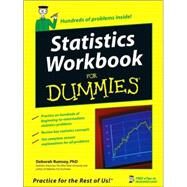 Statistics Workbook For Dummies by Rumsey, Deborah J., 9780764584664