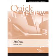 Quick Reviews: Quick Review on Evidence by Myers, John E.B., 9781636594668