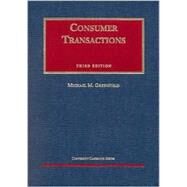 Consumer Transactions by Greenfield, Michael M., 9781566624671