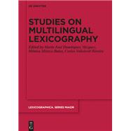 Studies on Multilingual Lexicography by Vzquez, Mara Jos Domnguez; Balsa, Mnica Mirazo; Riveiro, Carlos Valcrcel, 9783110604672