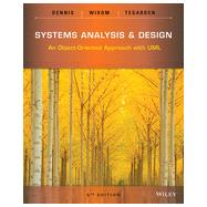 Systems Analysis & Design by Dennis, Alan; Wixom, Barbara; Tegarden, David, 9781118804674