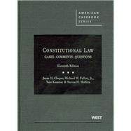 Constitutional Law by Choper, Jesse H.; Fallon, Richard H., Jr.; Kamisar, Yale; Shiffrin, Steven H., 9780314904683